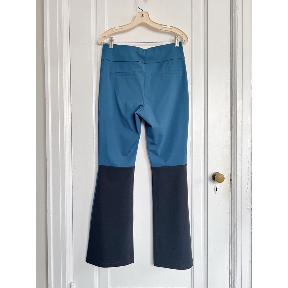 The Cause Collection • Paseo Stretch-Flare Pant colorblock teal black bootcut - Picture 7 of 9